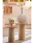 Vase rosé/gelb