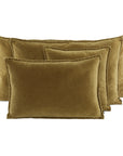 Kissen Samt stonewashed