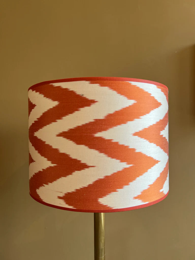 Lampenschirm Zick Zack orange