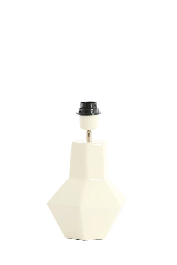 Lampenfuss creme Mid-Century-Stil