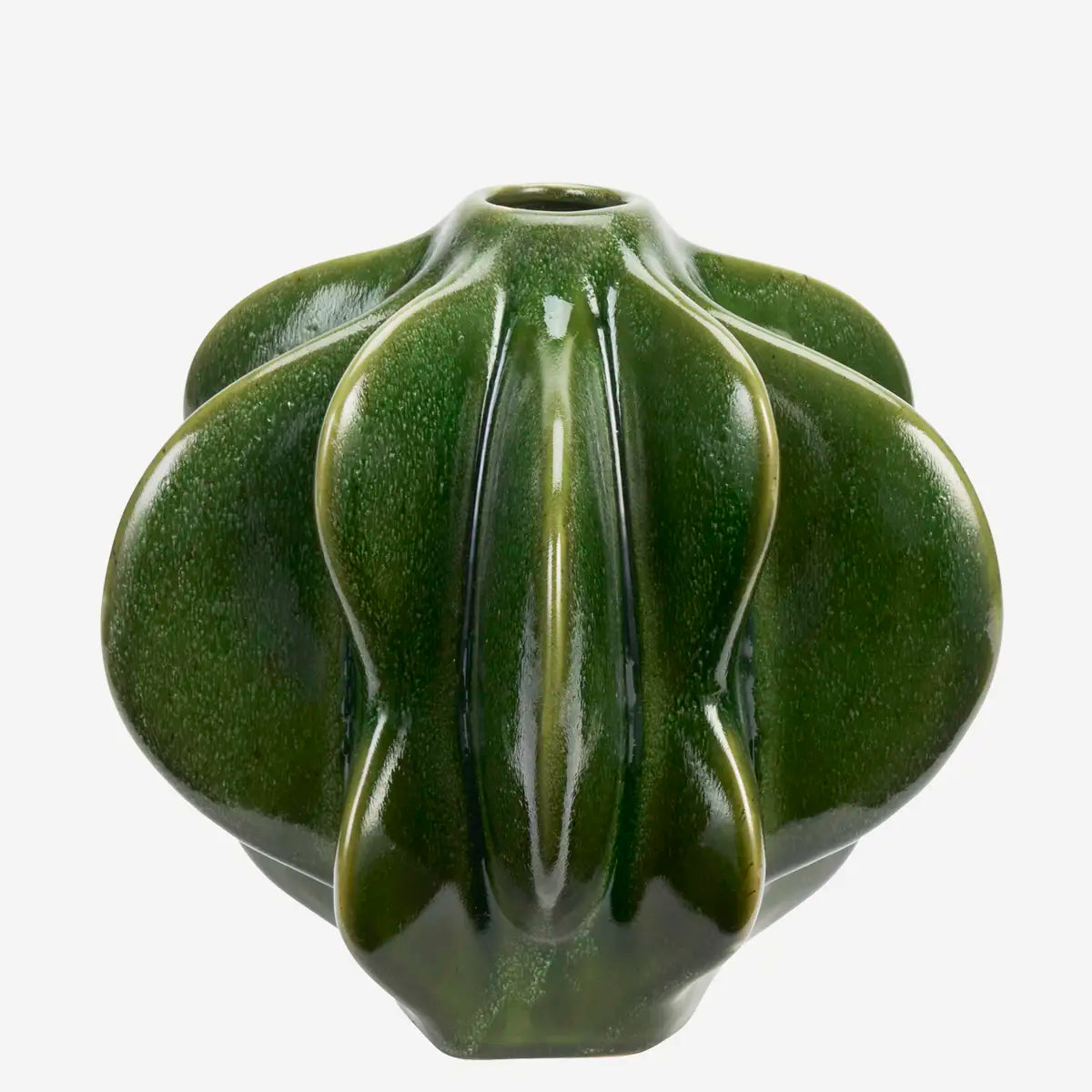 Vase sternförmig grün