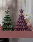 Tannenbaum aus Metall, grün