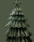 Tannenbaum aus Metall, grün