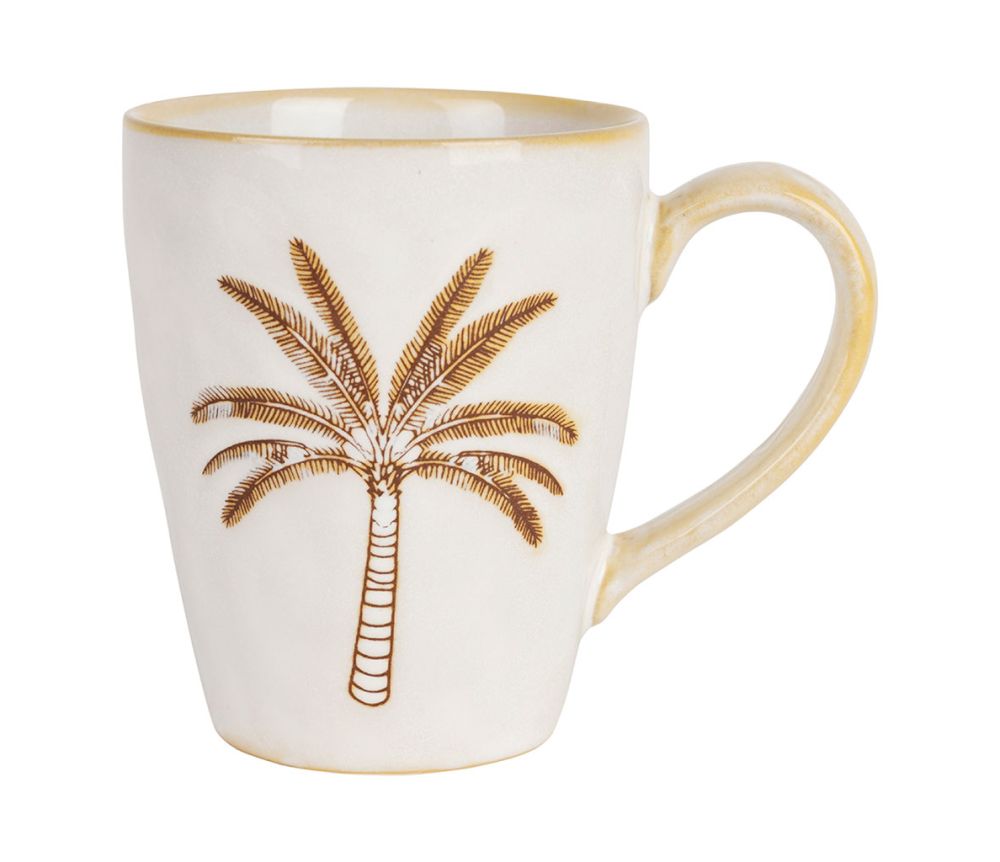 Tasse mit Henkel Palme