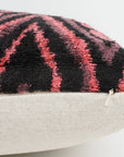 Kissen Ikat 50x50 rosé/ grau/ schwarz