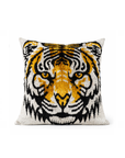 Kissen Ikat 50x50 Tigerkopf