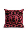 Kissen Ikat 50x50 rosé/ grau/ schwarz