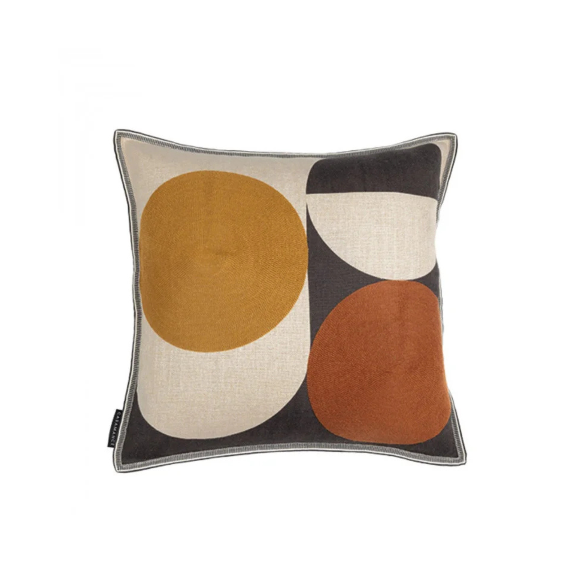 Kissen geometrisches Design - Leinen/Viskose - 45x45 cm