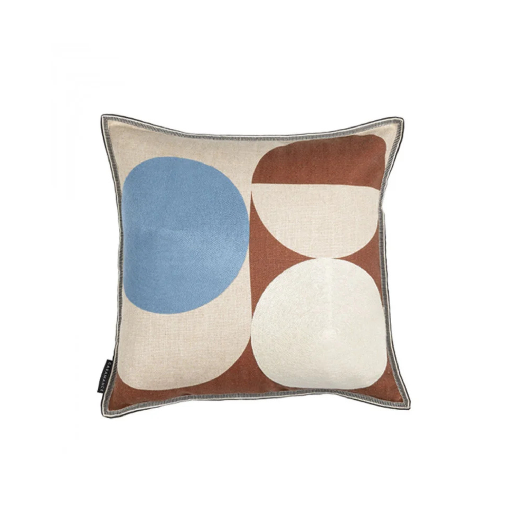 Kissen geometrisches Design - Leinen/Viskose - 45x45 cm