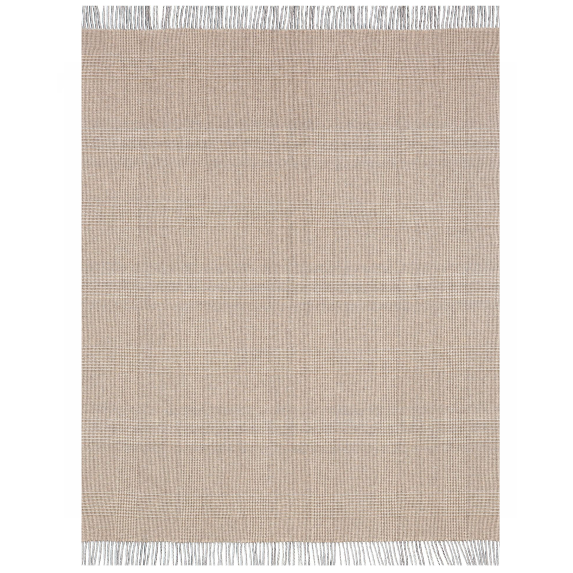 Decke 150 x 200cm kariertes Wendeplaid