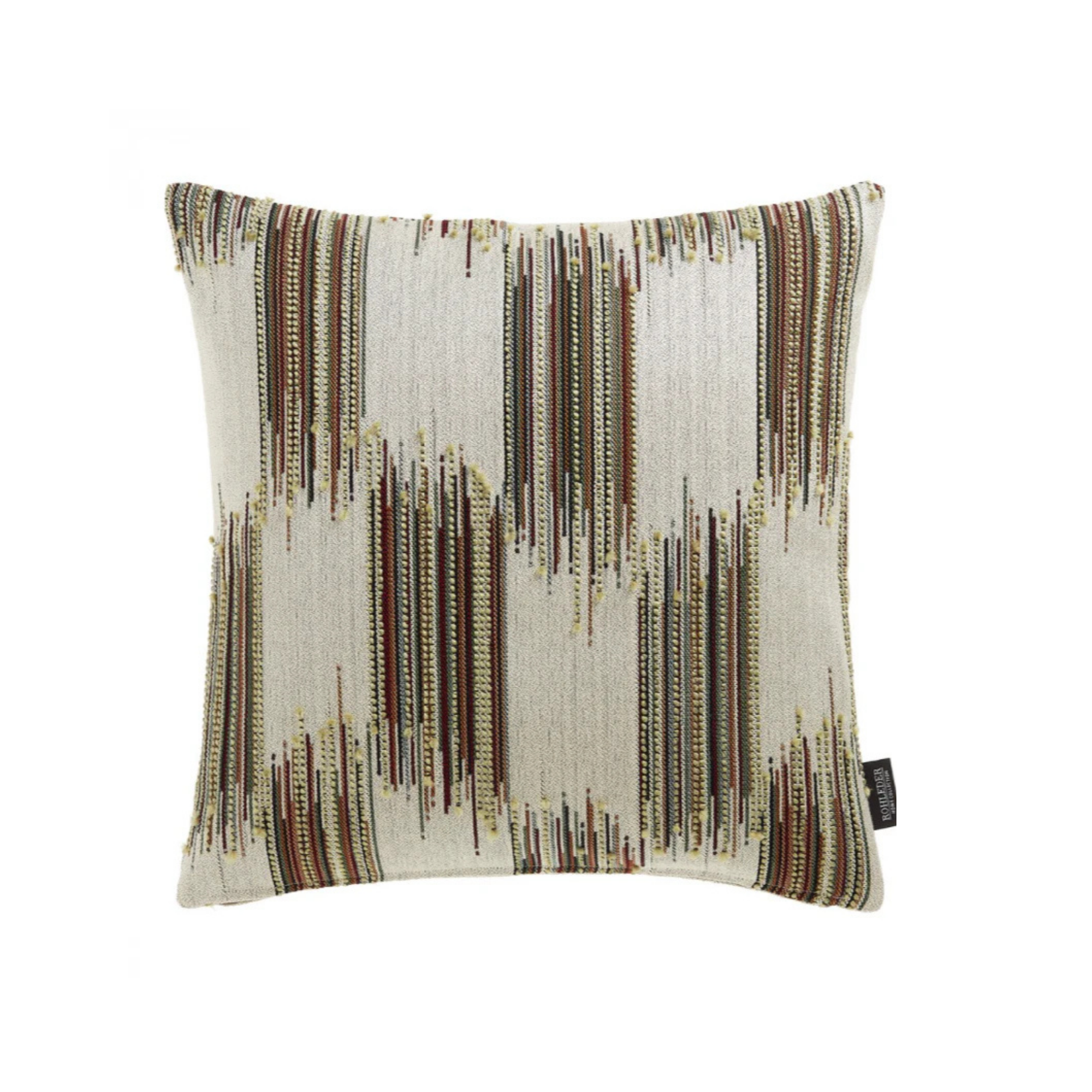 Kissen Ikat Jacquard, 2 Farben