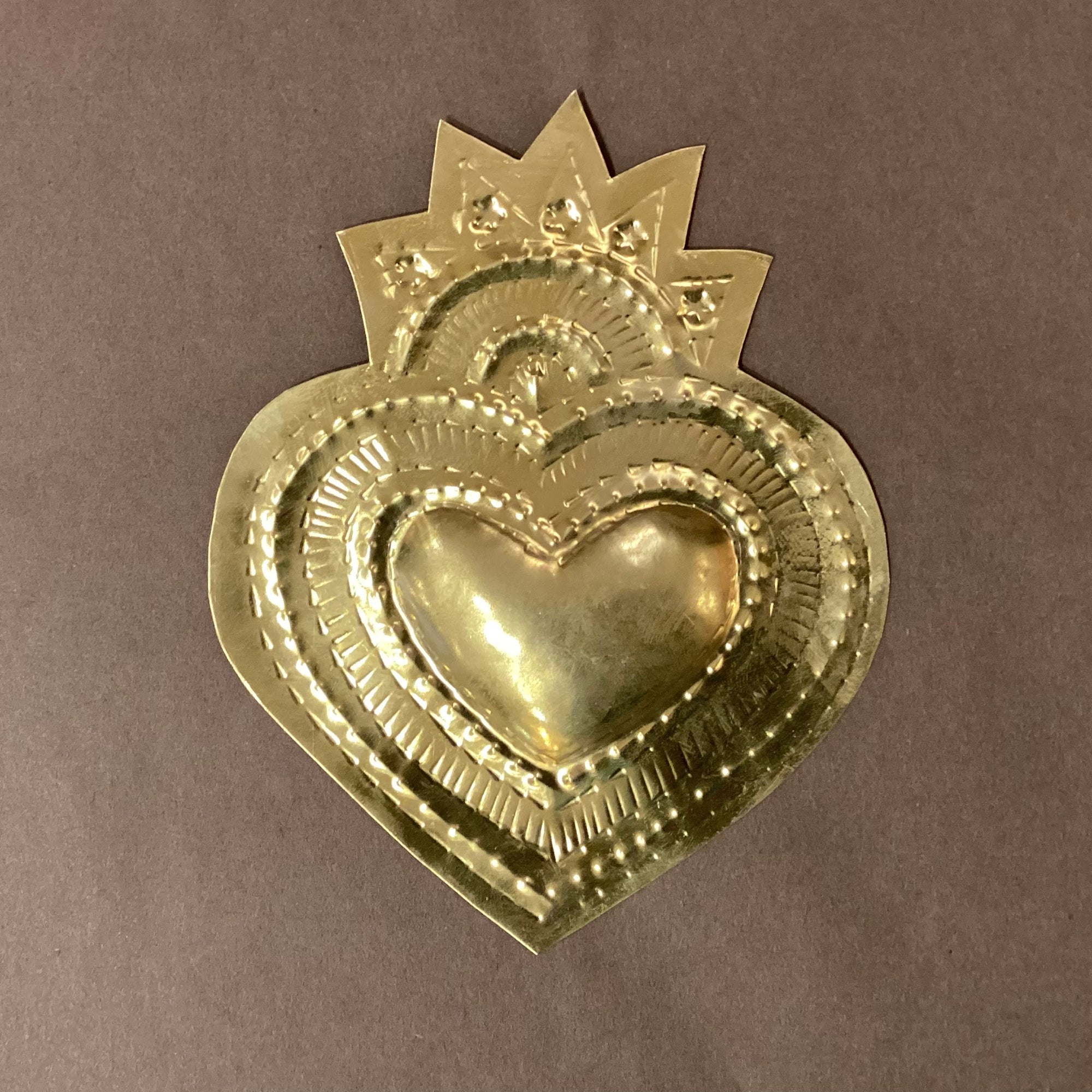 Herz Wanddeko Gold
