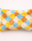 Kissen Ikat Samt 40x50cm Kacheln