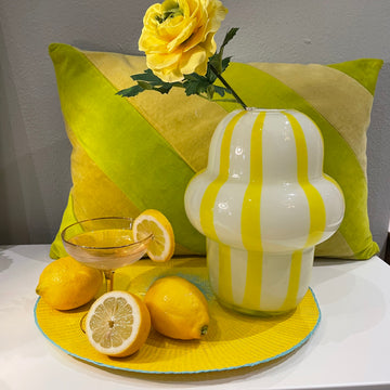 Vase Bonbon gelb