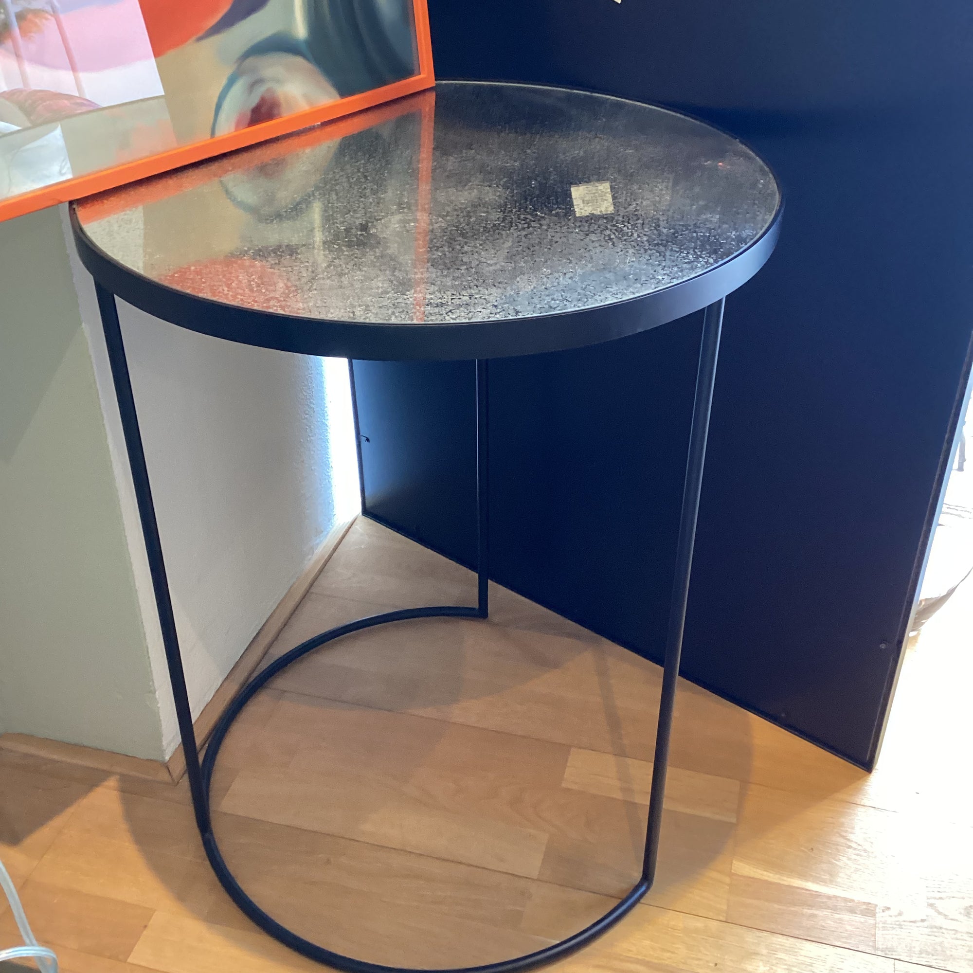 Spiegeltisch hoch rund