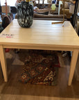 Tisch Holz quadratisch weiss