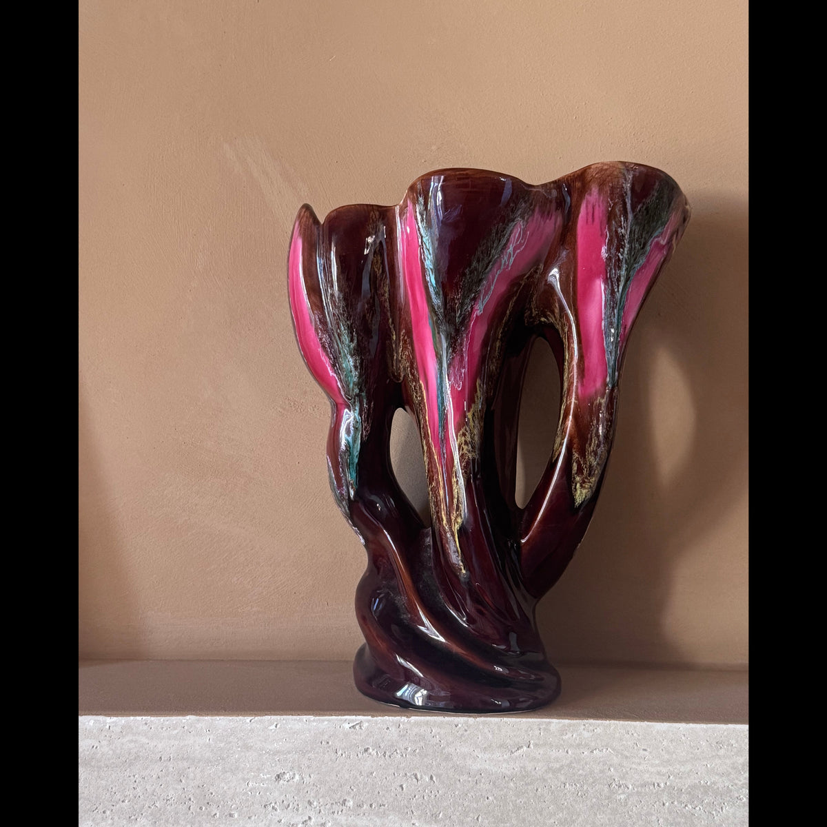 Vase Vintage Vallauris Keramik groß