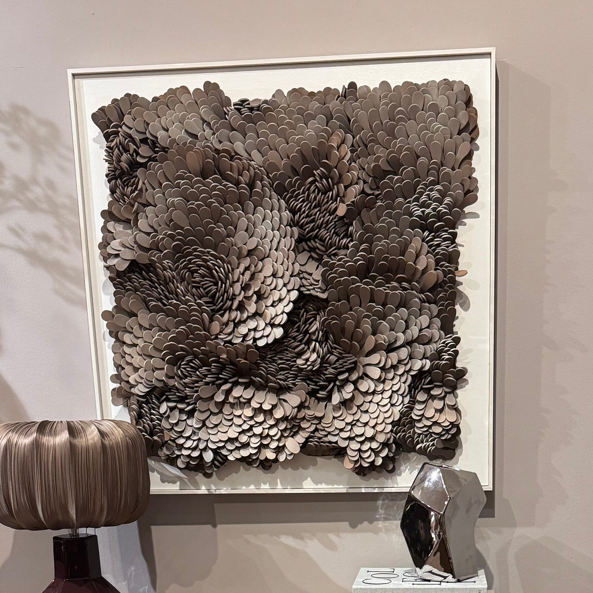 Bild 3D Optik florales Design