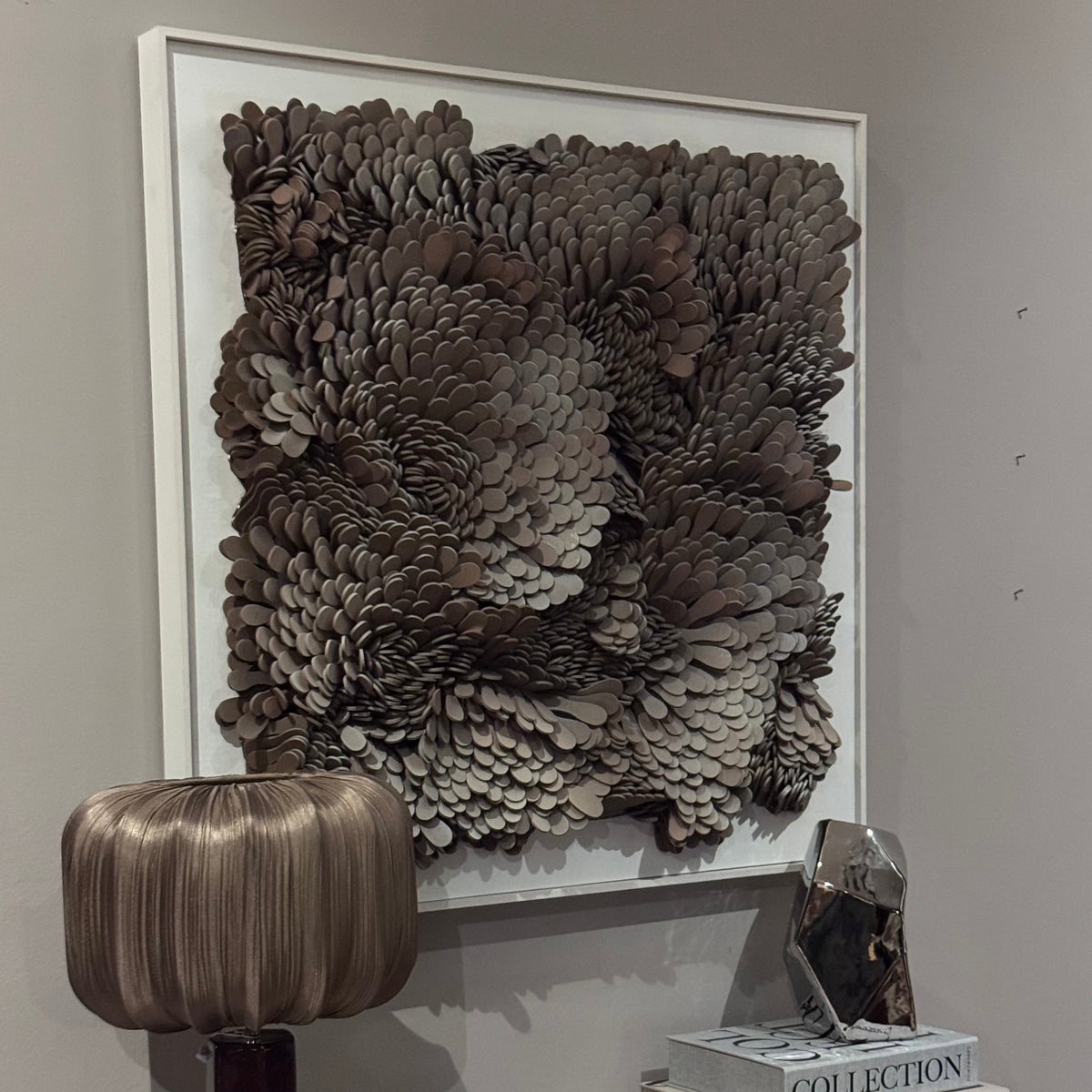 Bild 3D Optik florales Design
