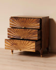 Kommode Holz Sonne