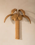 Lampe Wandleuchter Rattan Palme