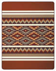 Decke 150 x 200cm Ikat mit Streifen