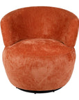 Sessel / Drehsessel Samt rost
