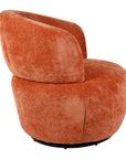 Sessel / Drehsessel Samt rost