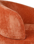 Sessel / Drehsessel Samt rost