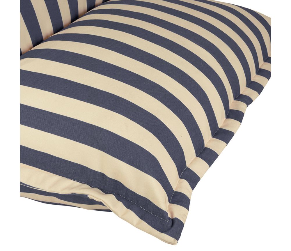 Sitzsack blau gestreift
