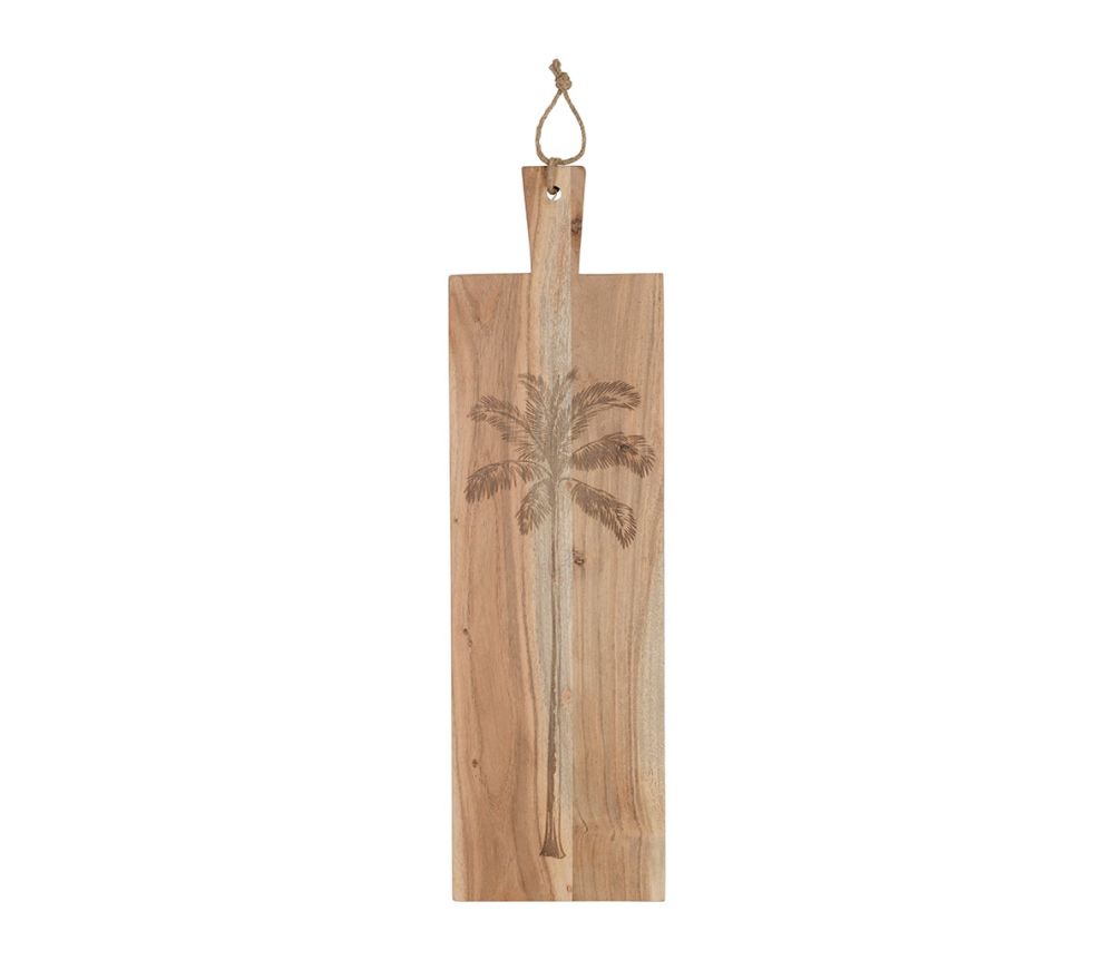 Tablett Holz Palme groß
