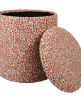 Pouff Sitzhocker Leo mit Deckel